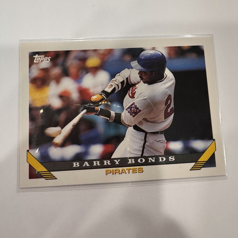 🇺🇸1993 Topps Baseball Card Barry Bonds Pittsburgh Pirates #2 MINT🇺🇸
